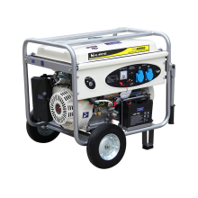 5kva Gasoline Gasoline Gasoline Gasorator con ruedas y manijas